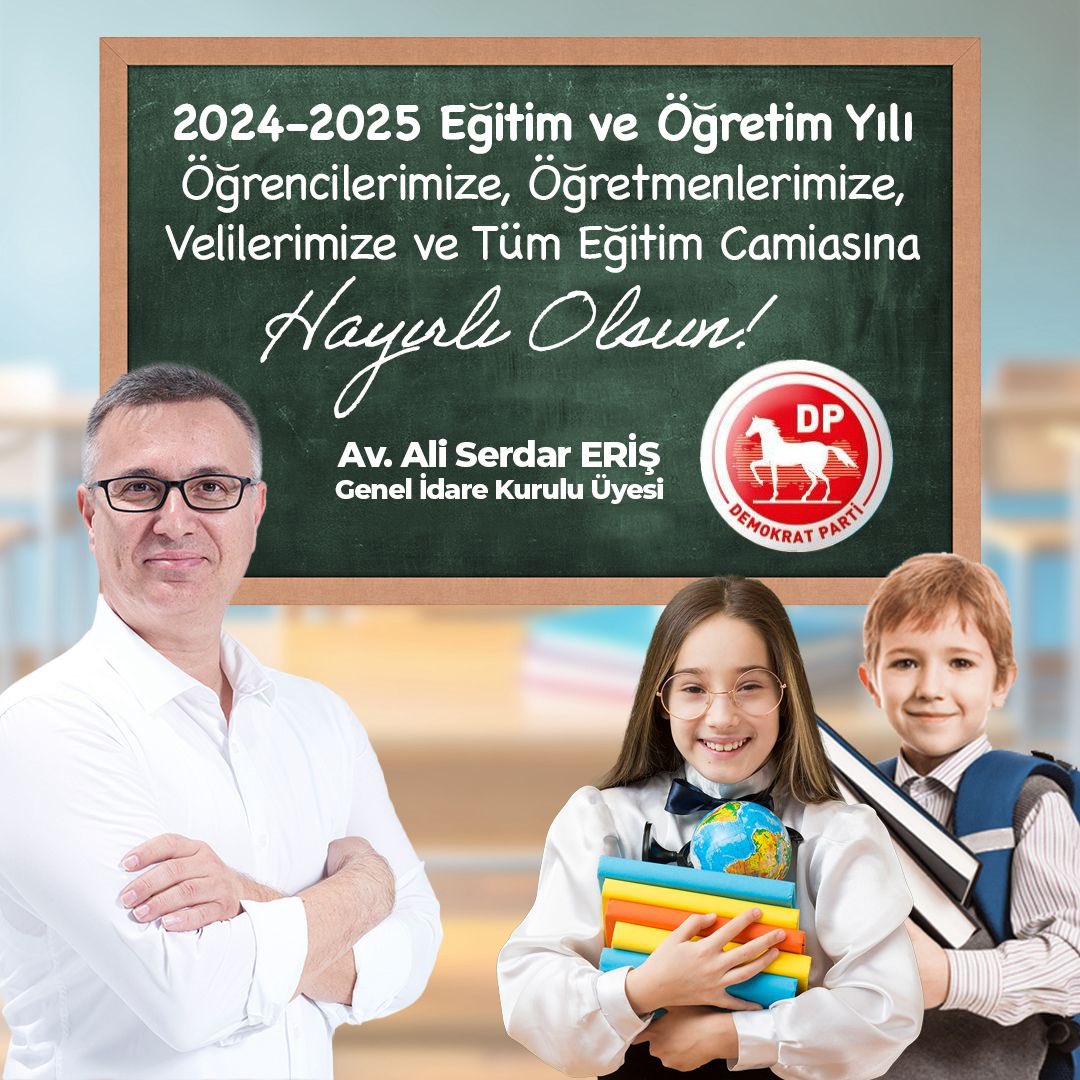 2024-2025 “Eğitim Öğretim Yılında” tüm öğrencilerimize, öğretmenlerimize, velilerimize ve eğitim emekçilerimize kolaylıklar ve başarılar diliyorum.
Ülkemizde eğitim ve öğretimin çağdaş, dünya gerçeklerine uygun, evlatlarımızı geleceğe hazırlayan nitelikte olması dileğiyle…
Her