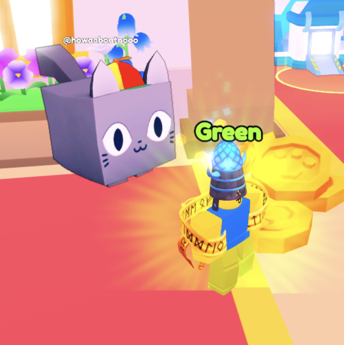 howaaboutnooo's tweet image. 🎉 DAILY GIVEAWAYS - Day 263 🎉
🔥 HUGE Propeller Cat! 🔥

Requirements:
🤝 follow me
❤️ &amp;amp; 🔁 like &amp;amp; RT
💬 reply w/ ur username

giveaway ends in 3 days! good luck! 🔥
#PetSimulator99 #PetSim99 #PetSim #PS99 #PetSimulator #PetSimulator99Giveaways