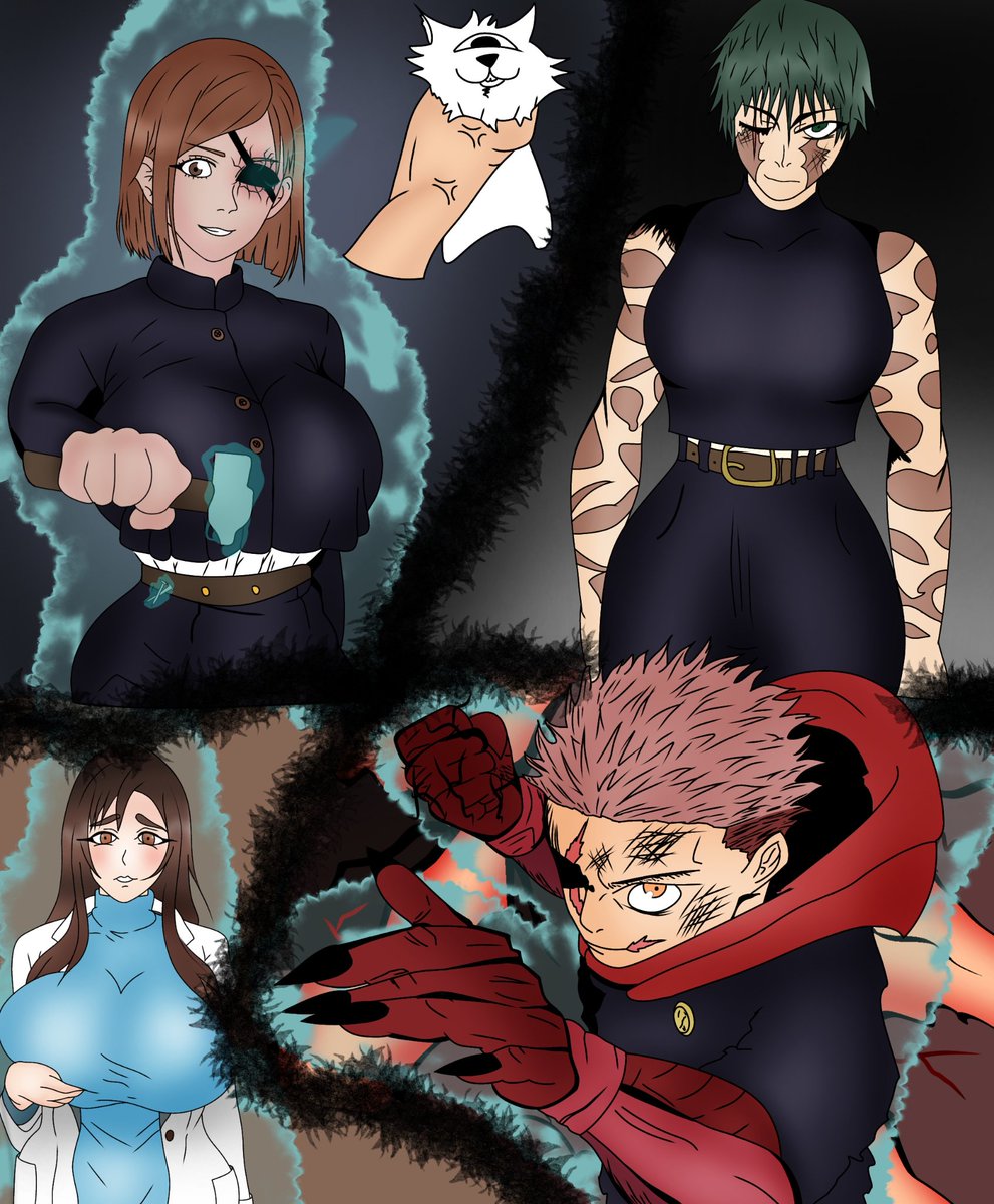 Jujutsu kaisen 
#vas a caer gege