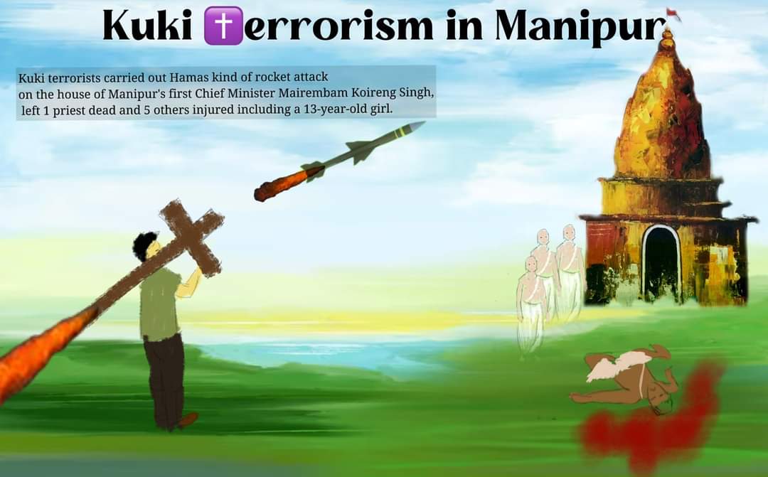 Don't forget. 

Kuki terr0rists are killing innocent Meitei Hindus in #Manipur. 

Everyday. 
#MeiteiHindus 
#SaveMeiteiHindus
#Manipur
#KukiZoEngineeredManipurViolence