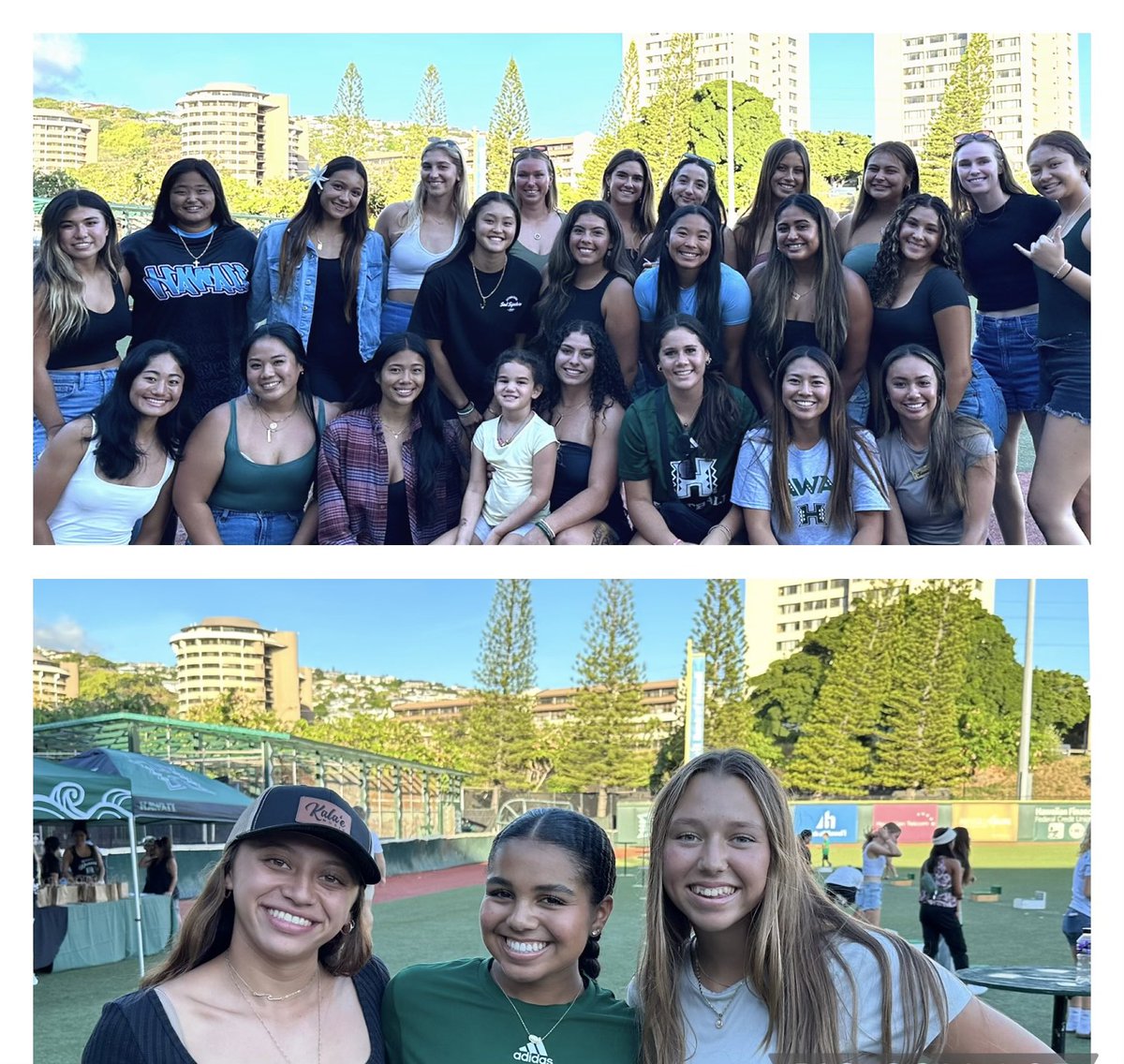 Aloha!

Fun afternoon in Manoa for the “Welcome Back BBQ”

Nice to see all the athletes together enjoying good food, games, and merchandise. 

Go Bows!