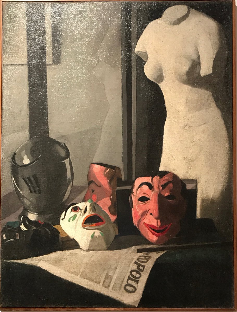 CasaLettori's tweet photo. “L'arte di vivere è l'arte di saper credere alle bugie.”

Cesare Pavese 

Felice Casorati  Maschere https://t.co/AVTgvPK2af