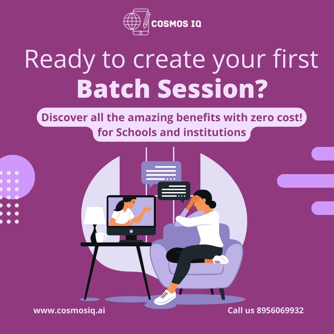 MatriyeA's tweet image. 🚀 Ready to initiate your inaugural batch session? Explore numerous advantages at no cost for schools and institutions! 📚✨ #AccessibleEducation #BatchLearning #NoCostLearning #EducationalInstitutions #ExploreAdvantages #cosmosiq #schools #institutions