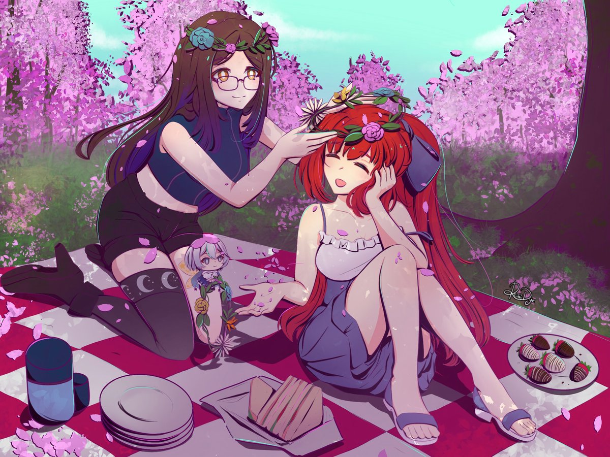 Feliz cumpleaños a la hermosa <a href="/nira_tamae/">Nira Tamae</a> 💖
Espero te guste este detallito (un poquito tarde😆), y que hayas tenido un bonito día el sábado junto con todas las personas que te aprecian y te aman por quién eres~ ✨
Te quiero un montón, bonita~
Art by <a href="/RellDye/">Rell:Dye?</a>
#NiraTamaeart