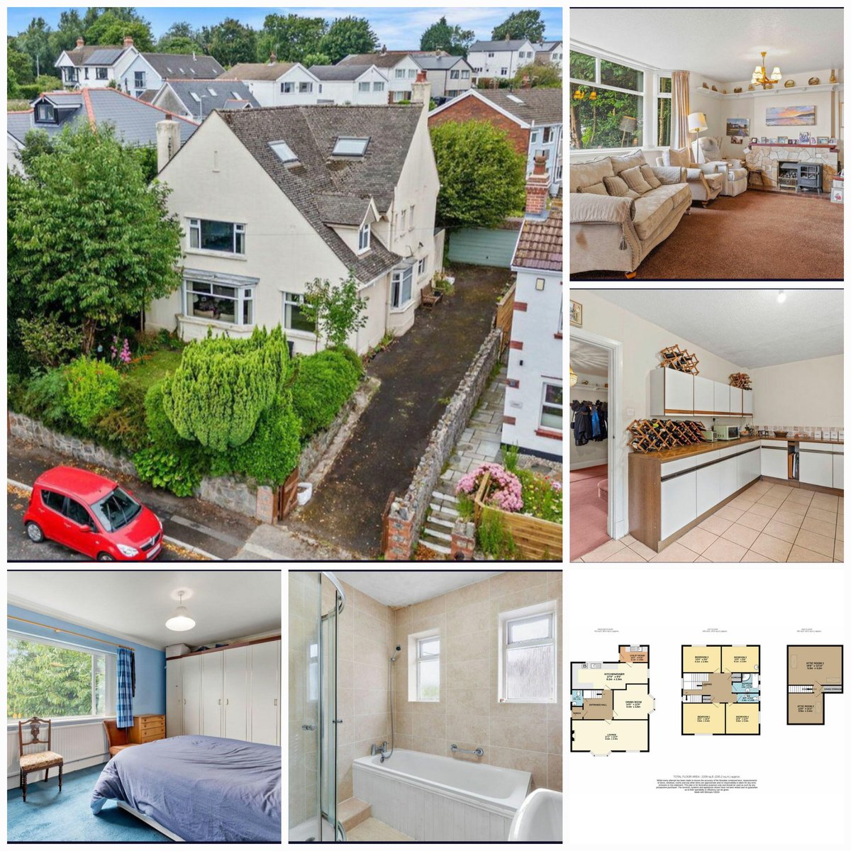 tafproperty's tweet photo. BIG MONEY MONDAY. 4 bedroom &amp; 2 attic rooms house in South Wales. Asking price £600k,Refurb cost £45k,Potential resale £735k,Potential rental £2200 pcm. We are not the sellers just a building firm happy to do the refurb from start to finish.  #PropertyInvestment https://t.co/npcgbIMPEC