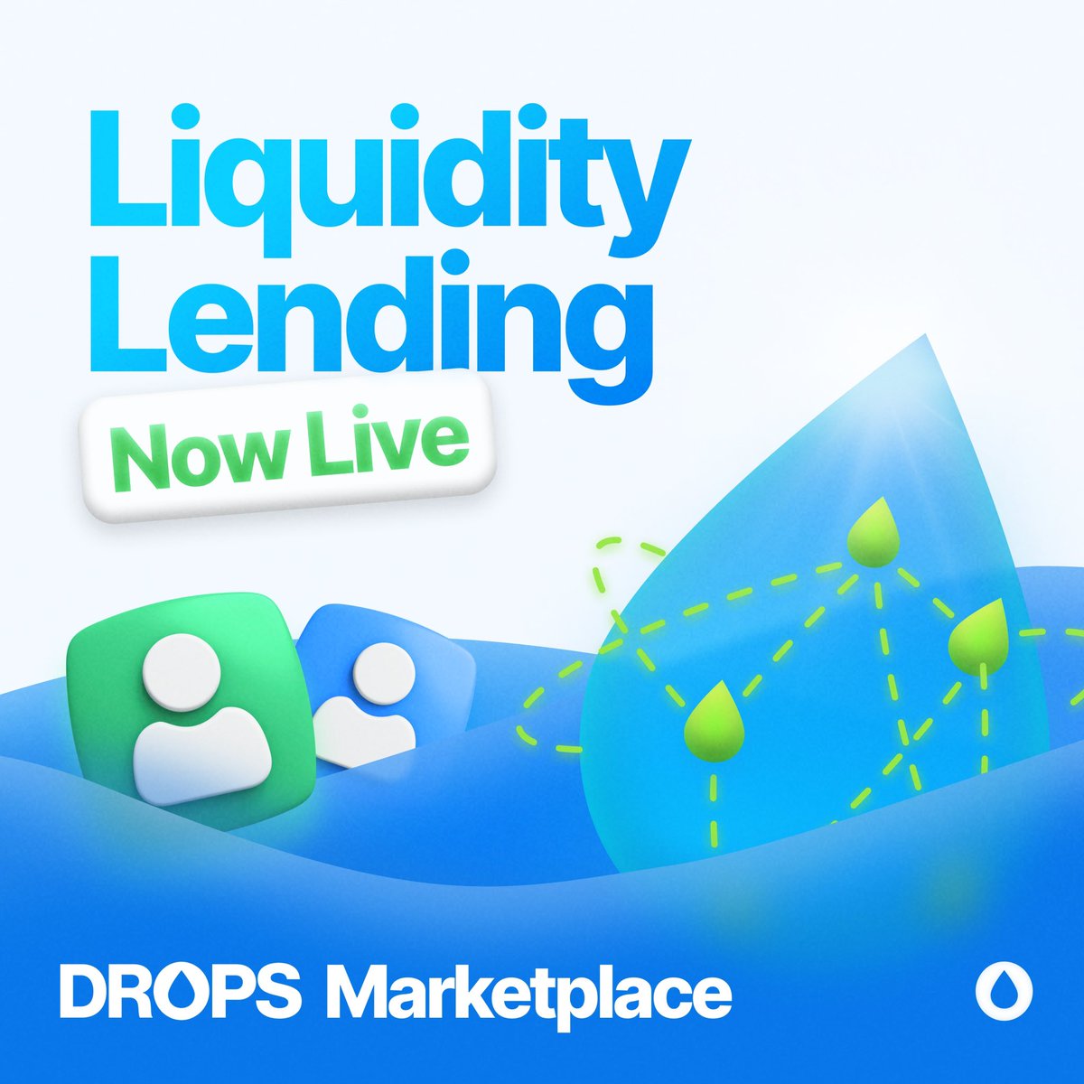 cryptomovitizer's tweet photo. Are you looking for a secure and innovative way to access funds quickly and easily? 

Look no further than Drops marketplace, where you can take a loan using locked liquidity as collateral.
@DropsERC
#TalkDrops https://t.co/aw8hT4FIm4