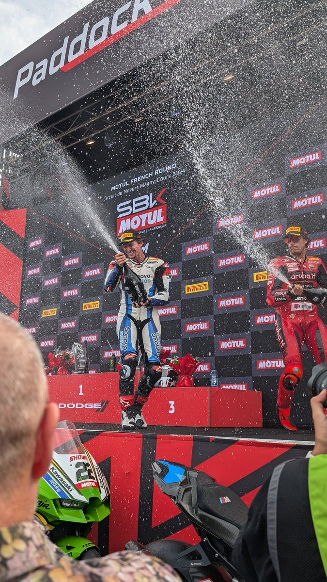 Shananigan88's tweet photo. Au revoir @MagnyCoursTrack @WorldSBK it's been an incredible weekend. Unfortunately our last round of #WSBK this year 😭 BUT what a last round it's been. So so happy #GarrettGerloff got that podium in the final race 🤩🤩 #GG31 #FrenchWorldSBK #Texas https://t.co/c38LyECOR6