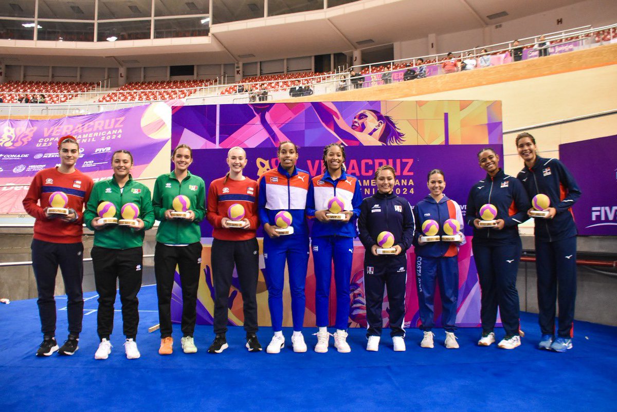 Norceca_Info's tweet photo. 🏆 2024 Women’s U23 Pan American Cup Individual Awards

MVP, Lisania Grafort 🇨🇺

Swipe to read the full list https://t.co/mvxjKdhuwI