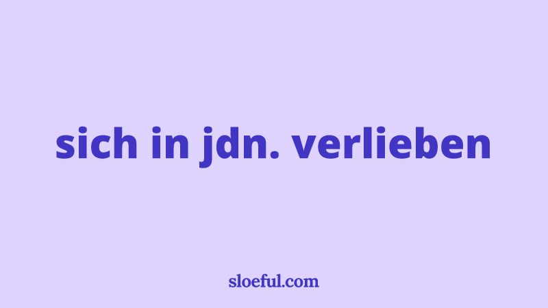 sloeful_german's tweet photo. 🇩🇪 sich in jdn. verlieben
🇬🇧 to fall in love with sb.

Beispiel: 👉 https://t.co/JnrYdopvsD

#learngerman #langtwt https://t.co/XVsrshRdL1