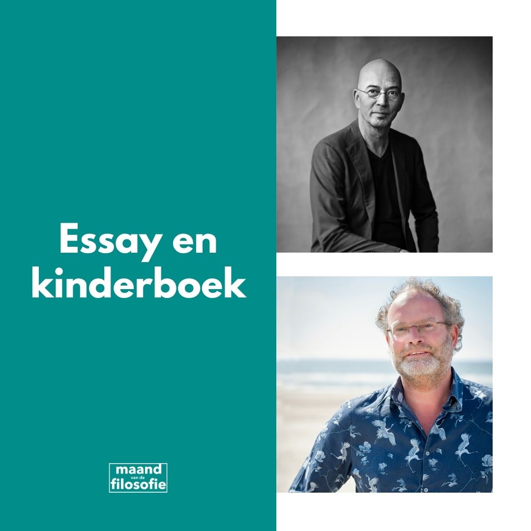 Heugelijk nieuws. Auteur #TommyWieringa schrijft het nieuwe essay voor de Maand van de Filosofie 2025 en #MarcoKunst schrijft het nieuwe kinderboek. Zij laten zich inspireren door het thema 'Mij een zorg'.

#maandvandefilosofie