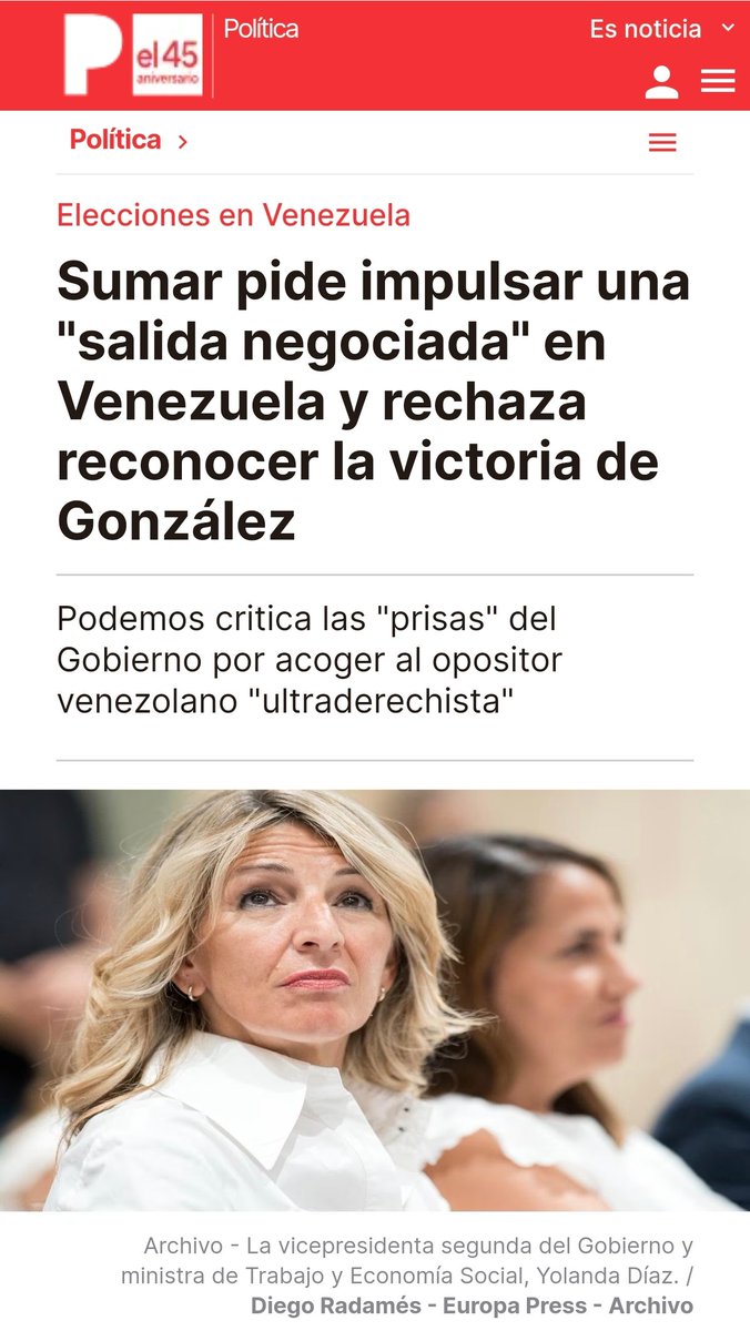 manuelmadrid_'s tweet photo. Ustedes no tienes vergüenza, van a seguir apoyando a un régimen criminal q es el responsable de más de 30 muertos, cientos de heridos y 3 mil de detenidos, secuestrados o desaparecidos? Sois cómplices de  y deberíais estar fuera del gobierno de España 
@sumar
@Yolanda_Diaz_ https://t.co/kiIZYmfWUy