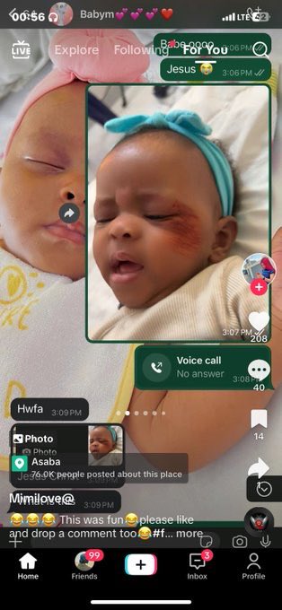 TaiwoMuyiwa23's tweet photo. The moment this woman realizes everywhere was too peaceful and decided to prank her husband who is at work that their baby fell from bed and had bruises 😮😧

A THREAD 🧵 https://t.co/gVVacEVWYr