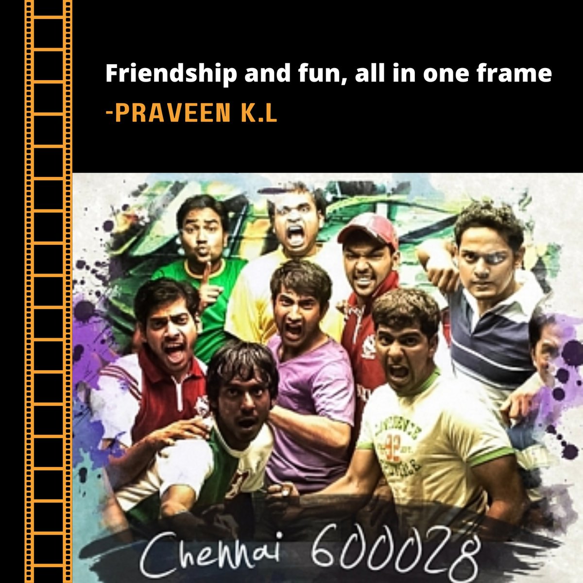 Cinemainmygenes's tweet photo. Chennai 600028 is not just a film, it’s an experience, made better by impeccable editing.
#chennai600028 #editingskills #praveenkl #cinematicart #filmediting #tamilcinema #kollywoodmovies #masterofcuts #moviemagic #cinephile #filmeditor https://t.co/Me9RHVFITU