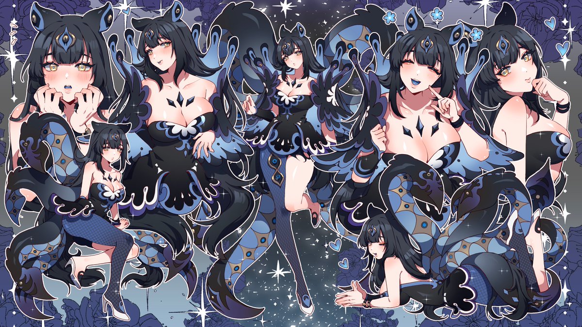 AbeliaVT's tweet image. Hi, my name is Abelia and I am a Kraken vtuber💙
twitch.tv/abelia 
✧⋄⋆⋅⋆⋄✧⋄⋆⋅⋆⋄✧
Fan name:  Meemos  
Oshi Mark: 🌌🐙
General: #Abelia
Live: #AbeliaLive
Art: #Abelillust 
✧⋄⋆⋅⋆⋄✧⋄⋆⋅⋆⋄✧
Art ママ: @Garancoxxx  
Rig ママ: @vaempy  
Design:…