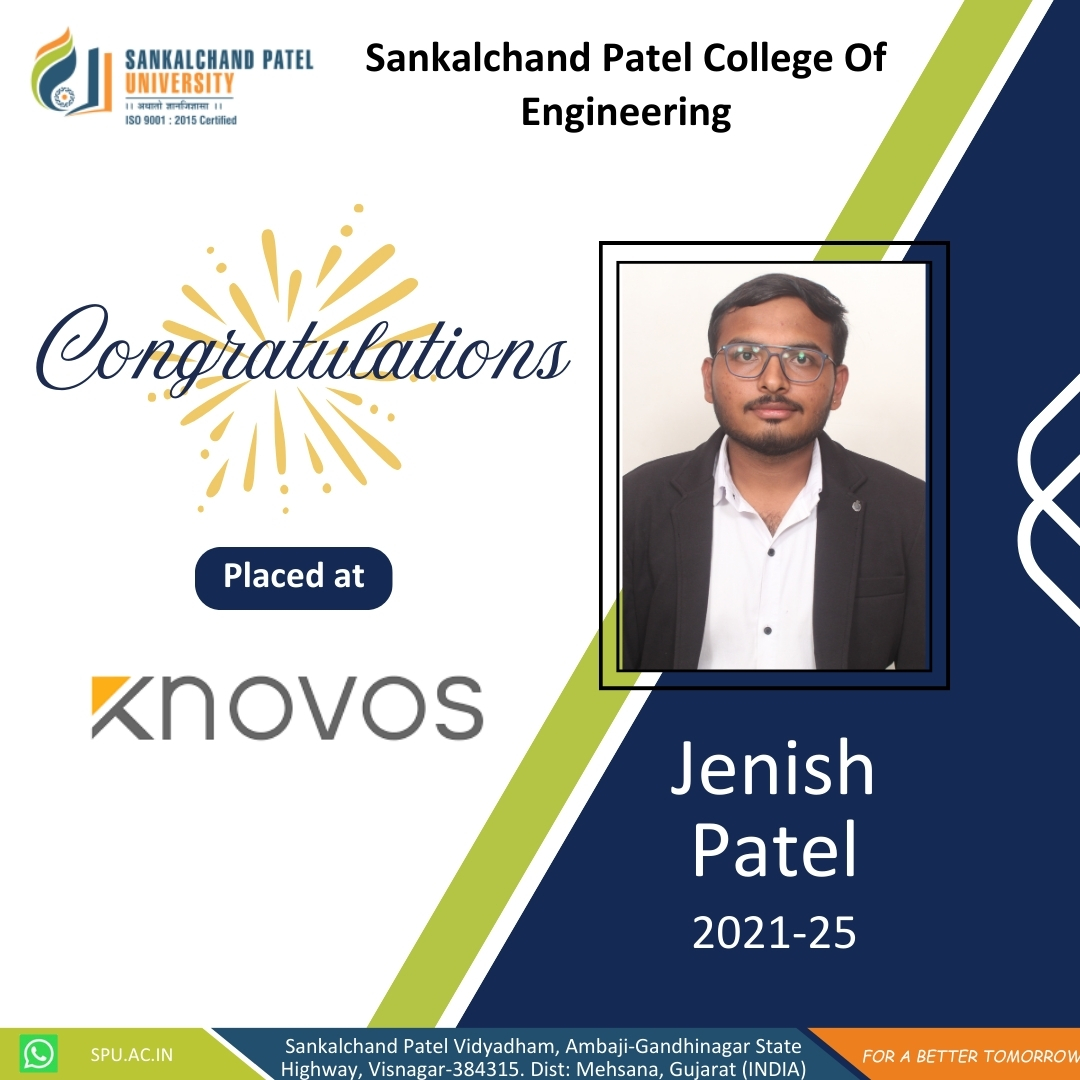 spuvsn's tweet image. #Congratulations #trainingandplacement #engineering #sankalchandpateluniversity #visnagar