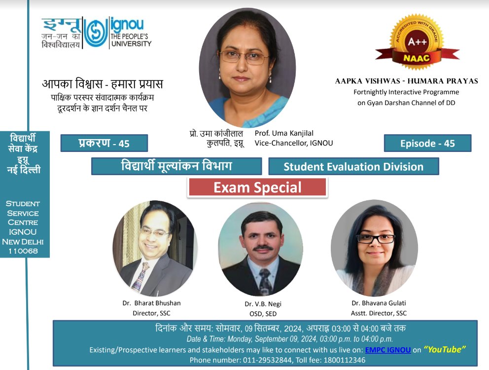 IGNOU RC JAIPUR (@ignourc) on Twitter photo 