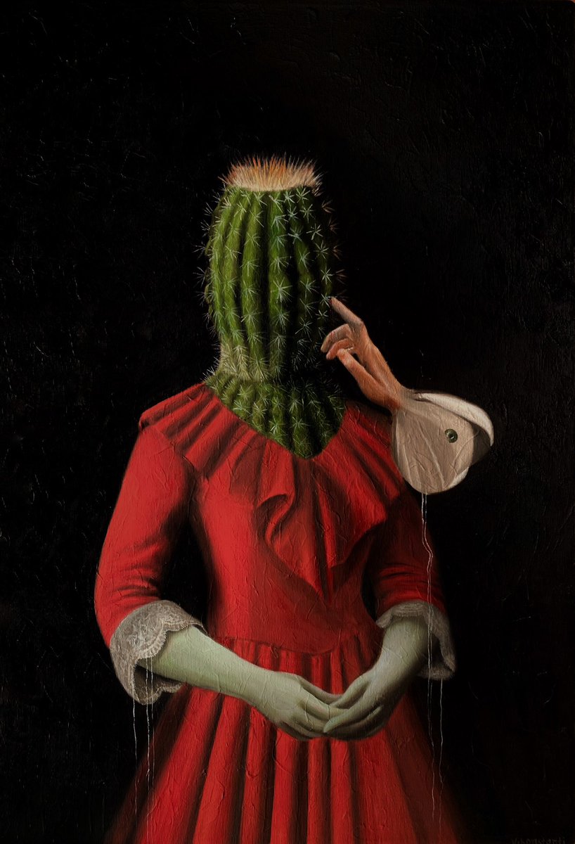 GM💜

Madame Cactusita

This painting reminds us that outward beauty and confidence can hide deep wounds and fears. And only those who are willing to experience pain and go through trials are able to touch the very essence, revealing the true nature of the other.

2.5 sol
Link⬇️