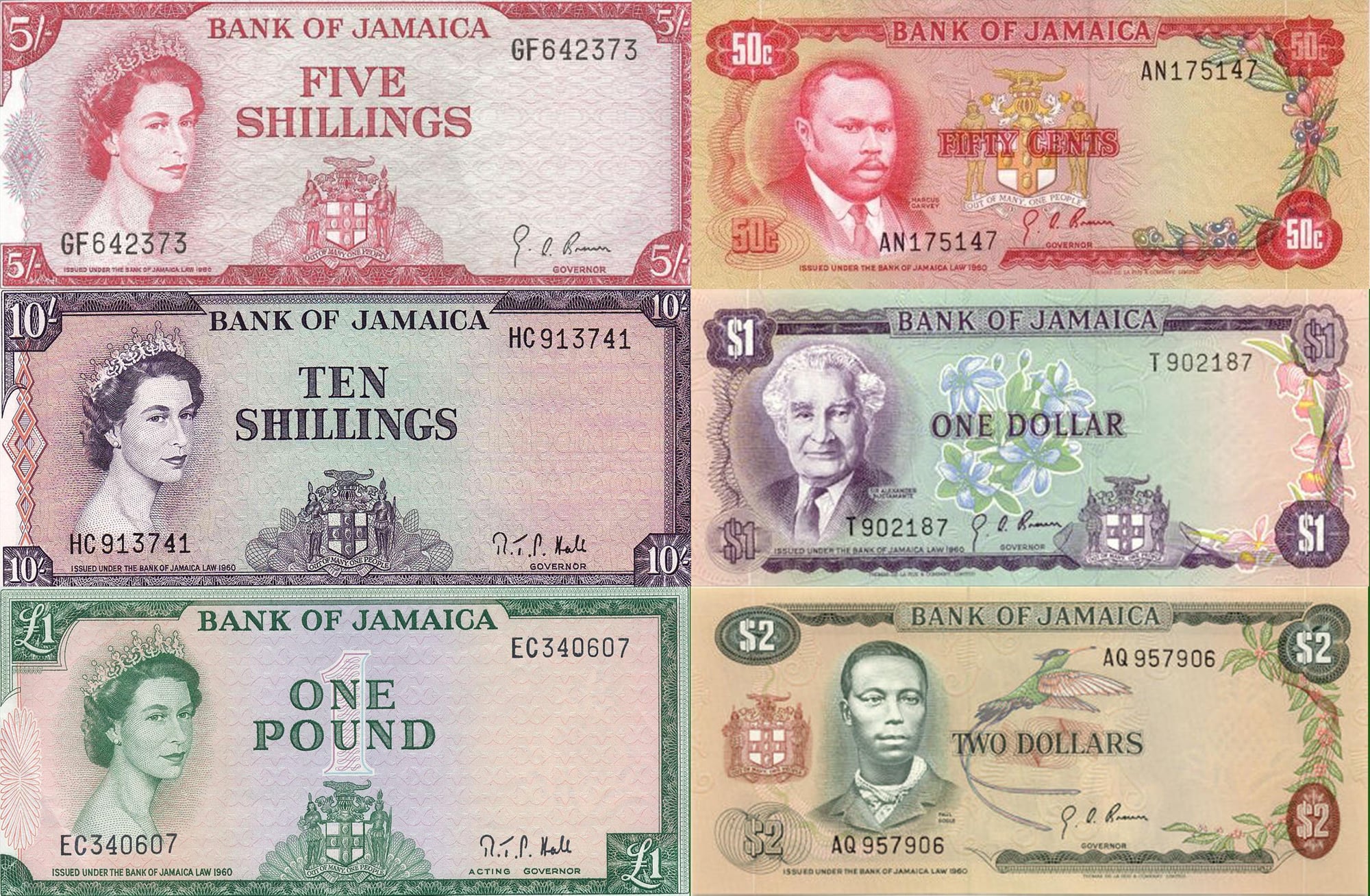Wayne Chen on X 55 years ago 8 Sep 1969 Jamaica decimalised currency. Replaced pounds shillings pence with Jamaican dollar valued US 1.20. After decades of reckless spending it s now worth less than