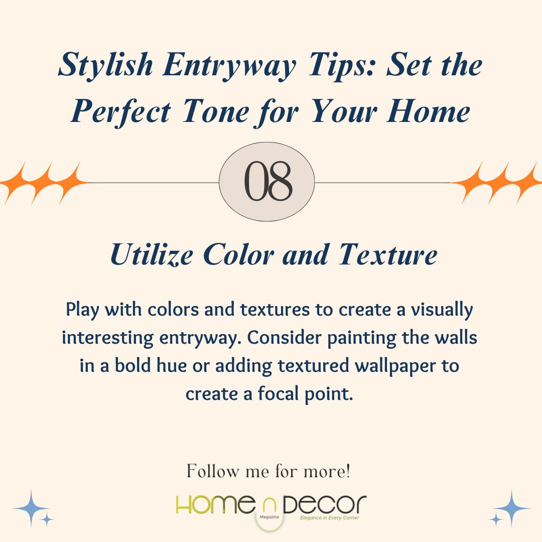 HnDmagazine's tweet image. Transform your entryway into a vibrant and inviting space by harnessing the power of color and texture! 🎨✨ Imagine stepping into a room where bold hues and unique textures set the tone for your home.

#HomeDecor #InteriorDesign #ColorAndTexture #BoldDesign #EntrywayInspiration
