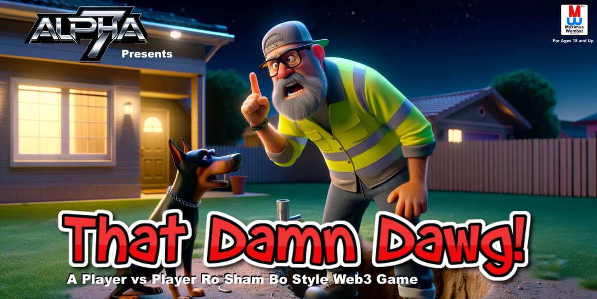 🚀 Coming soon to Alpha7!! 🚀

Compete, strategize, and dominate in "That Damn Dawg!", a thrilling blockchain game where you can challenge other players, create your own games, and prove your dominance.

Launching on over 20 Chains! 

#ALPHA7 #dragonballz 
#crypticash #memecoin