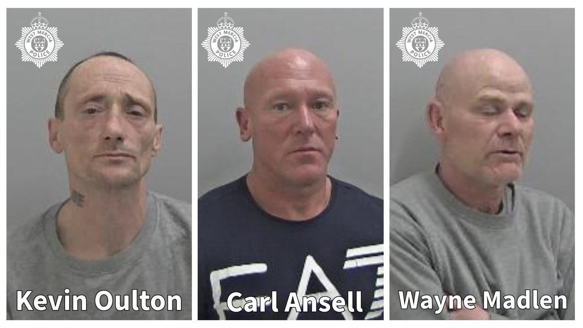 Three men have been sentenced to more than 26 years following their convictions for robbery at a Tesco store in Kidderminster.

The convictions relate to a robbery in March where staff were threatened with axes and £7,000 cigarettes stolen.

Read more ➡️ orlo.uk/SDEXk