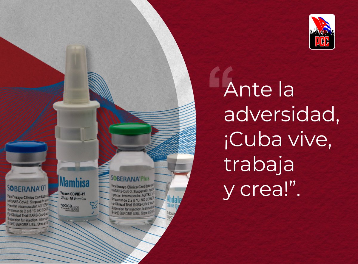 #Cuba no se detendrá, con el empeño de todos ¡Venceremos!