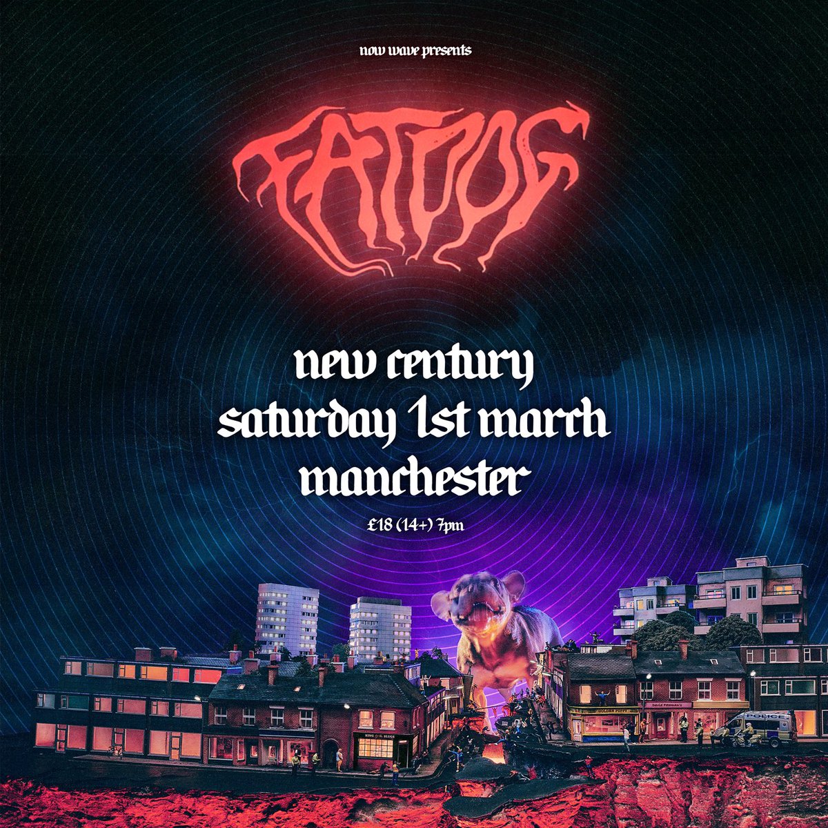 <a href="/fatdog_fatdog/">Fat Dog</a> IN MANCHESTER 

Band on the Wall - 13/11/24 - SOLD OUT
New Century - 01/03/25 - ON SALE NOW

Tickets nowwave.seetickets.com/event/fat-dog/…