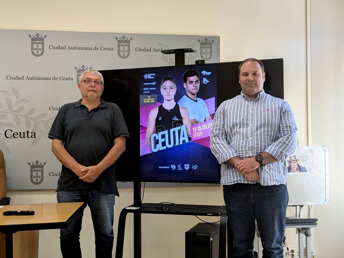 Llega el FIP RISE #Ceuta, con parejas de primer nivel internacional ceutatv.com/articulo/depor… a través de <a href="/CeutaTV/">Ceuta Televisión</a> <a href="/fpadelceuta/">Fed. Pádel Ceuta</a> <a href="/padelfip/">FIP - International Padel Federation</a>