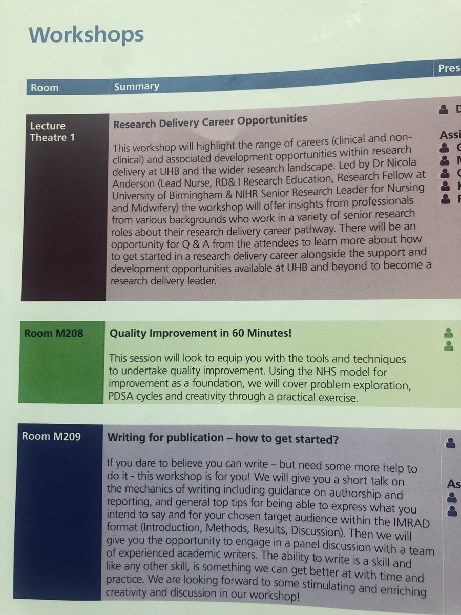 School of Nursing, AHPs and Midwifery (@uhb_son) on Twitter photo Itβs Workshop time! Delegates had a variety of sessions to choose from. β¦<a href="/uhbtrust/">University Hospitals Birmingham</a>β© β¦<a href="/MargaretGarbet6/">Margaret Garbett</a>β© β¦@UHBPrecepteeβ© β¦<a href="/RuthPearce18/">Ruth Pearce</a>β© Itβs Workshop time! Delegates had a variety of sessions to choose from. β¦<a href="/uhbtrust/">University Hospitals Birmingham</a>β© β¦<a href="/MargaretGarbet6/">Margaret Garbett</a>β© β¦@UHBPrecepteeβ© β¦<a href="/RuthPearce18/">Ruth Pearce</a>β©