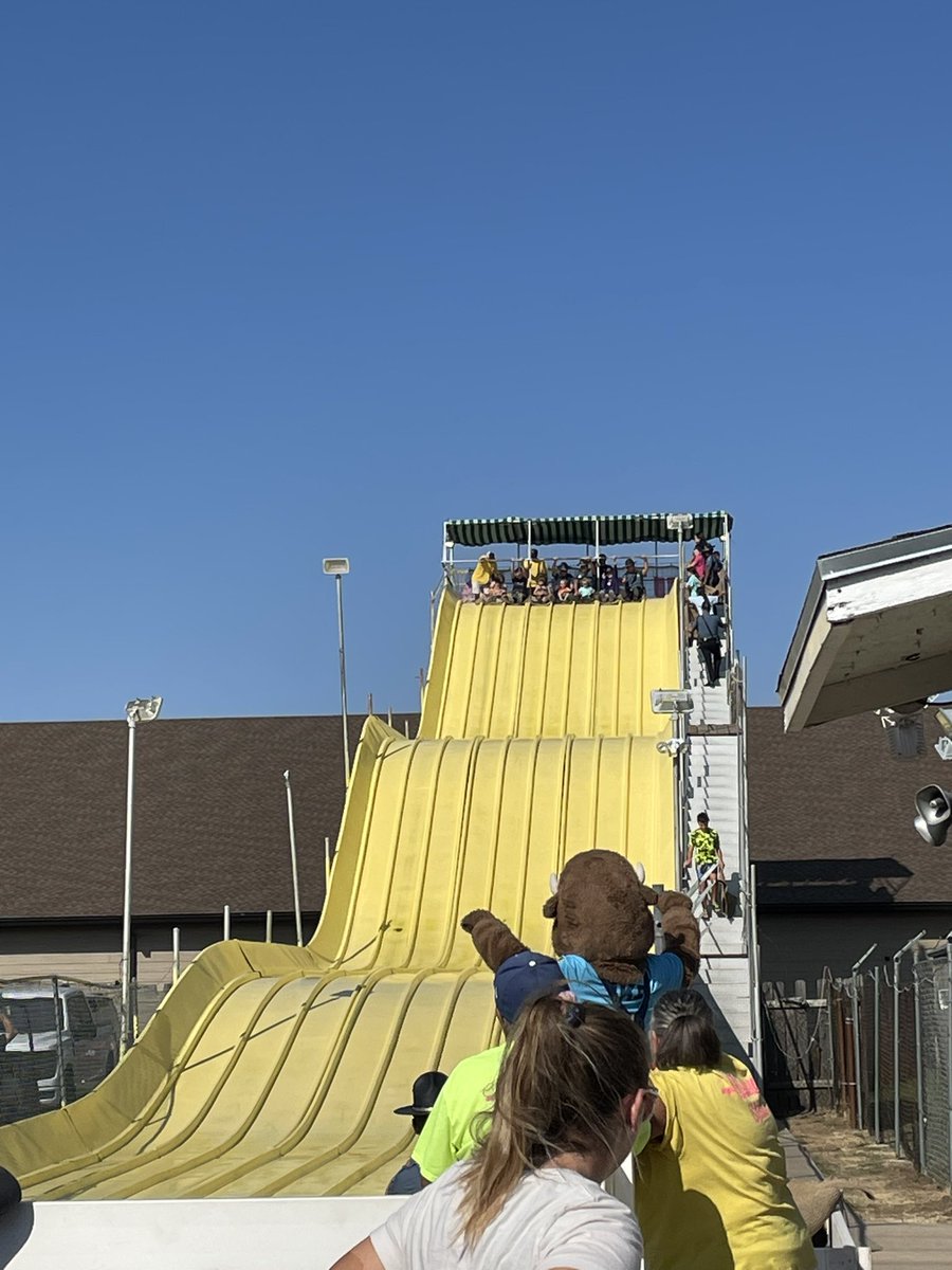 Officer Ellis meeting and greeting the public as they come into the Kansas Highway Patrol booth at the <a href="/KansasStateFair/">Kansas State Fair</a> . Answering questions about Capitol Police, while I went up and down the slide. 

#kansasstatefair