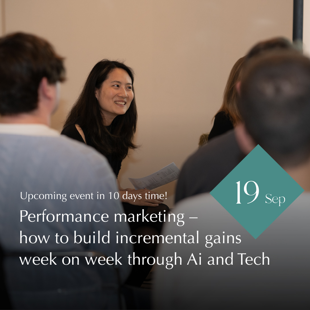 The countdown is on! Our Marketeer Moments event is in 10 days, and you won't want to miss this session on performance marketing. Sign up today shorturl.at/SlgBW

#DigitalAgency #CreativeAgency #ConversionAgency #MarketingFunnel #PerformanceMarketing #MarketingEvents