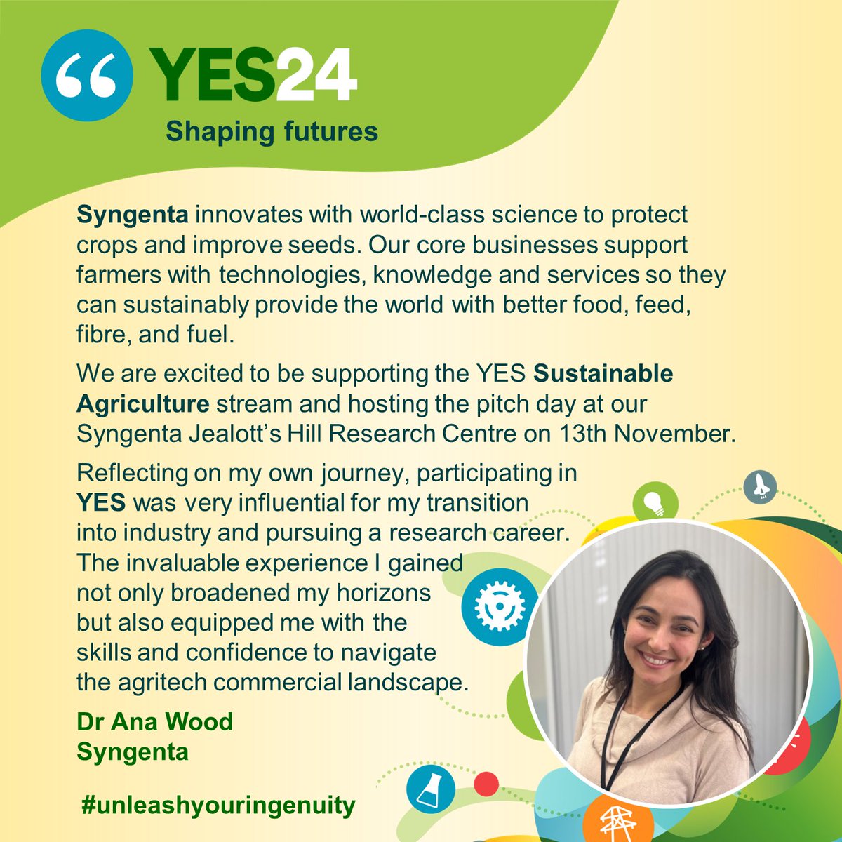 📣 Thrilled we're heading back to <a href="/Syngenta/">Syngenta</a> Jealott’s Hill Research Centre for the #Sustainable #Agriculture pitch day! 🌾 

🔰 Join us Wednesday 13 November! Find out how: ow.ly/OWFu50SWIeV.

📅 Applications close this Friday!