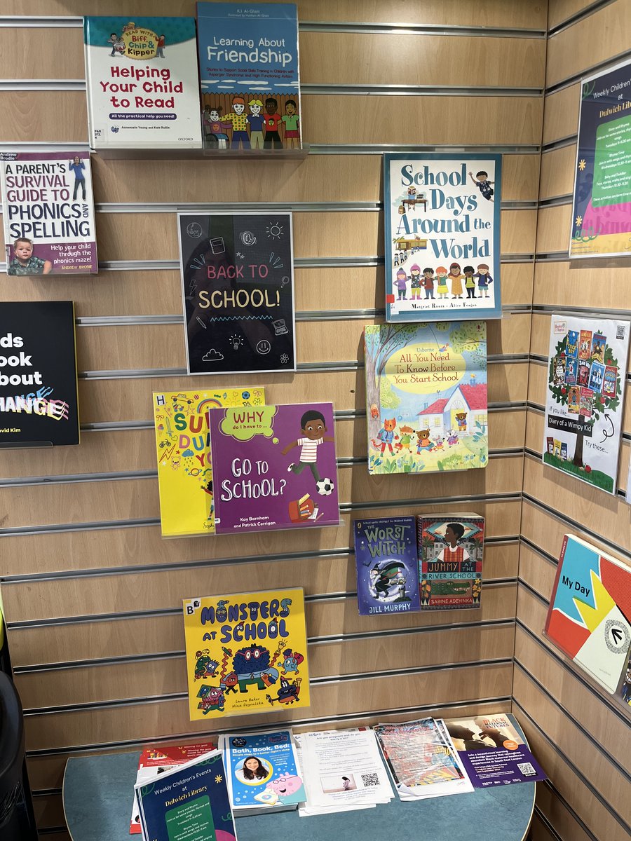 SouthwarkLibs's tweet photo. ππ Check out our "Back to School" display at Dulwich Libraryβfull of great reads to kick off the new school year!
And donβt forget, our regular childrenβs activities are now back in full swing.
See you soon! π¨π
#DulwichLibrary #BackToSchool https://t.co/zG10al7Lgd
