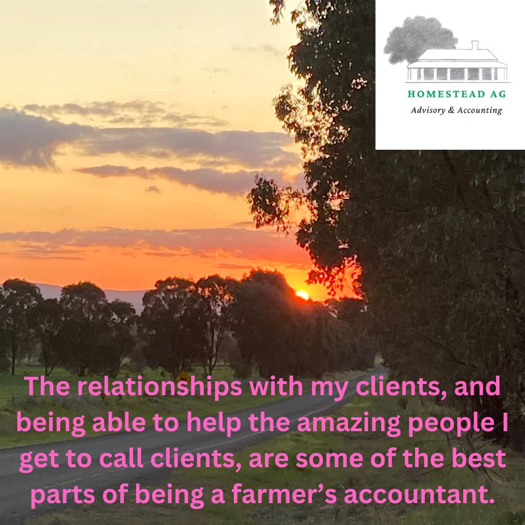 HomesteadAg's tweet image. So lucky to be able to work in a field where I love my clients and get to help them every day! 
#ausag #farmers #farmmanagement #farmmanagementaccounting