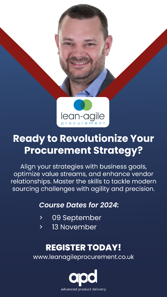 s_reindl's tweet image. Visit leanagileprocurement.co.uk to explore how Lean Agile Procurement can help you thrive in complex and volatile markets. #agile #agileprocurement #leanagileprocurement #procurementleaders #procurementtransformation #procurementexcellence #procurementinnovation