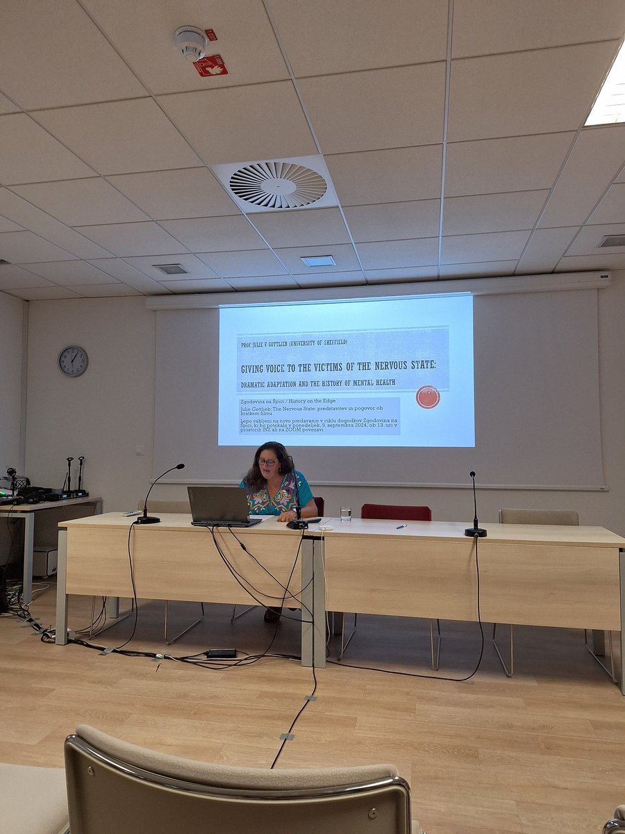 IsidoraGrubački (@grubackiisidora) on Twitter photo So happy to be listening to <a href="/JulieVGottlieb/">Prof. Julie Gottlieb</a> lecture at the <a href="/inz_lj/">Inštitut za novejšo zgodovino</a> <a href="/FSpici/">History on the Edge / Zgodovina na Špici</a> 😊 So happy to be listening to <a href="/JulieVGottlieb/">Prof. Julie Gottlieb</a> lecture at the <a href="/inz_lj/">Inštitut za novejšo zgodovino</a> <a href="/FSpici/">History on the Edge / Zgodovina na Špici</a> 😊