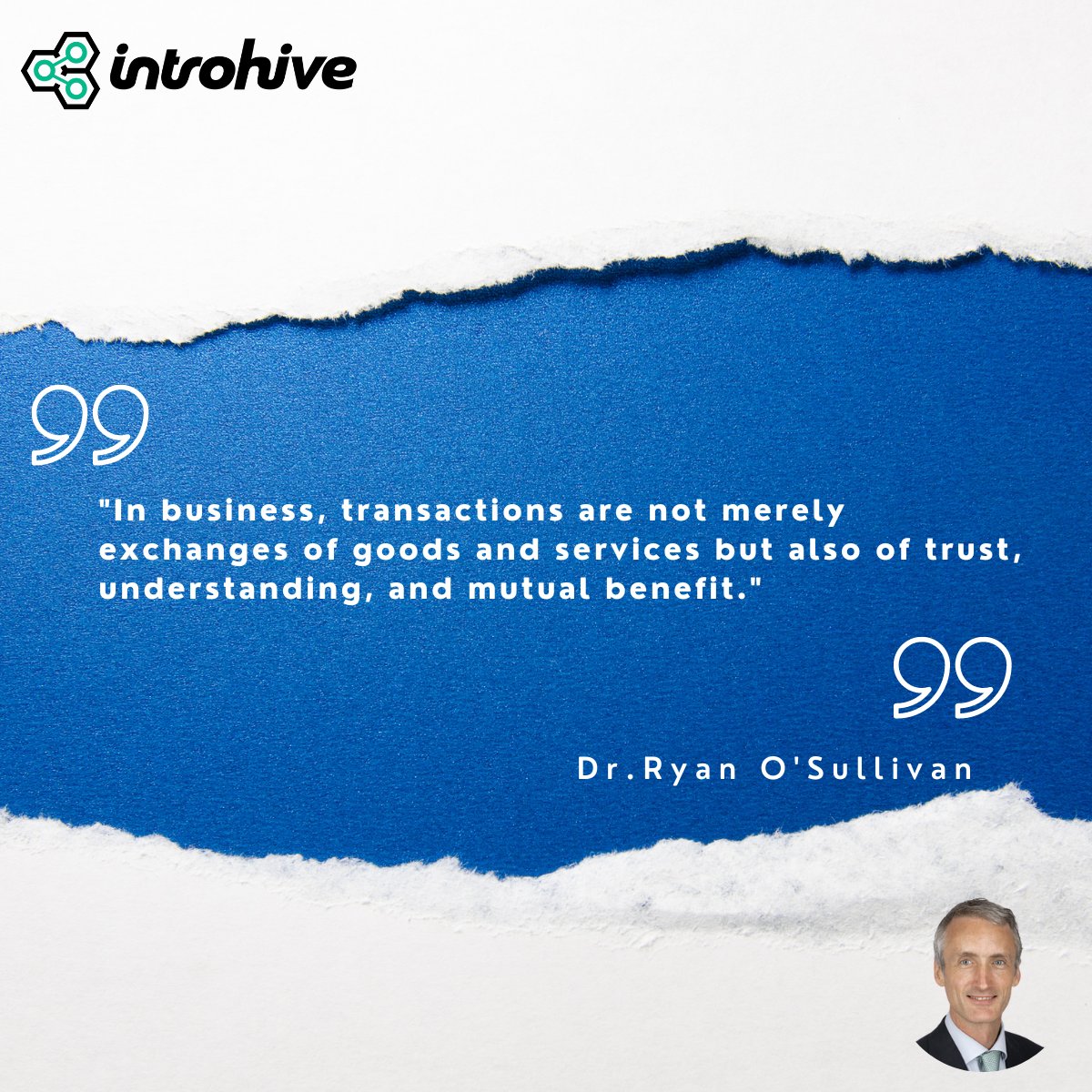 RTPOSullivan's tweet image. Trust is at the heart of every deal. It’s not just about products—it’s about the confidence and mutual understanding between partners.

#businessrelationships #b2brelationships#relationshipcapital