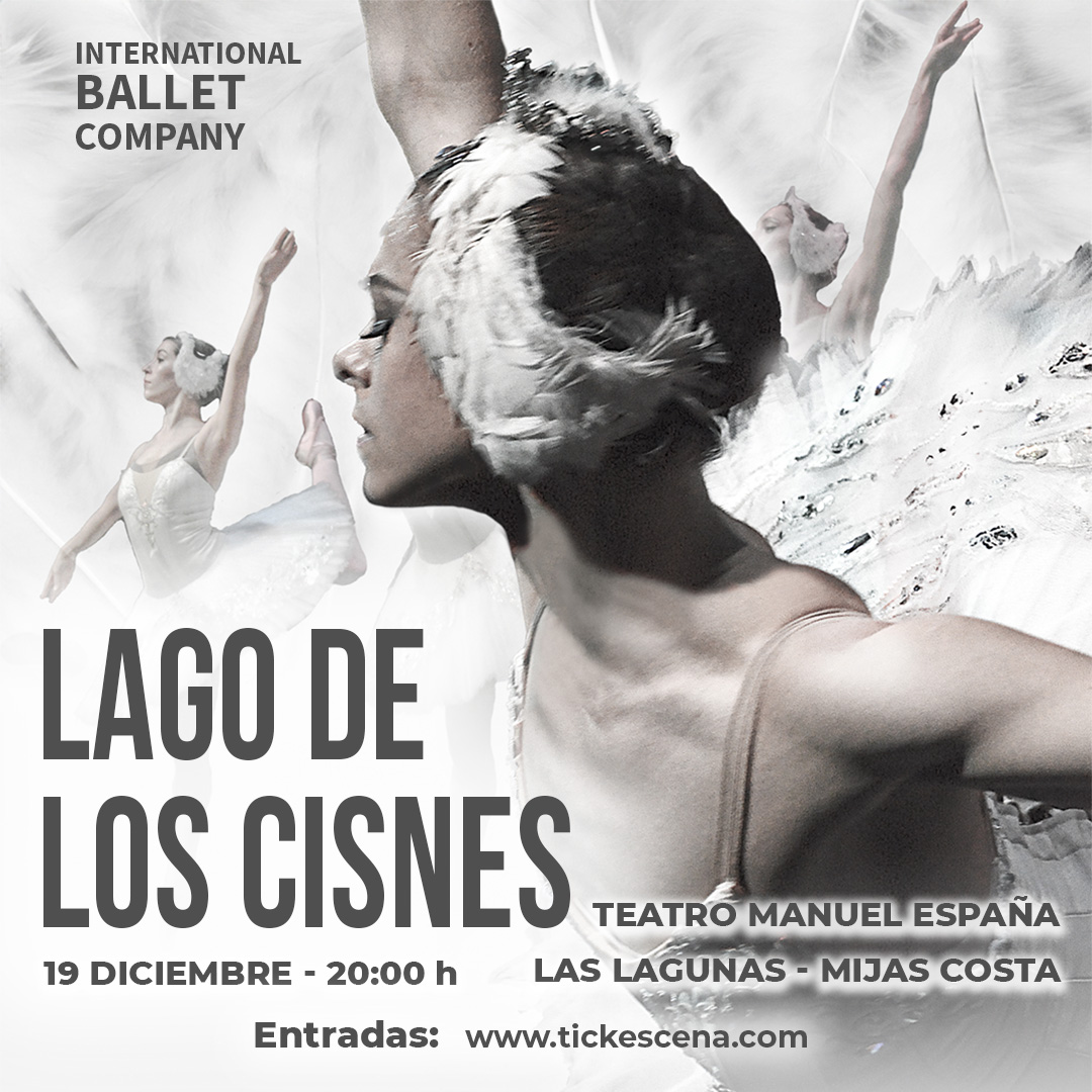 “EL LAGO DE LOS CISNES” una de las piezas de #ballet más admirada por su gran belleza llega a #Mijas interpretado por la International Ballet Company
📍Teatro Manuel España
🗓️ 19 de diciembre -20:00h
🎟️ Entradas a la venta⬇️
tickescena.com/Evento.aspx?id…
#danza #LasLagunas #Mijas