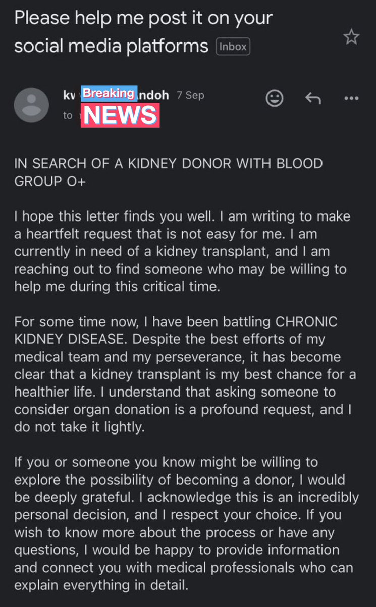SEARCH FOR A KIDNEY DONOR.

PLEASE RT AND CALL 0533468405 IF YOU CAN HELP