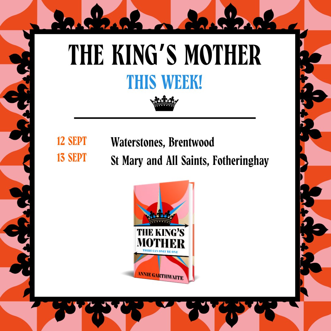 Annie Garthwaite (@anniegarthwaite) on Twitter photo Two great King's Mother events this week. I'm told Fotheringhay has sold out, but tickets are still available for Waterstones Brentwood! Book tickets right here tinyurl.com/yc7rn559 <a href="/BrentwoodBooks/">WaterstonesBrentwood</a> Two great King's Mother events this week. I'm told Fotheringhay has sold out, but tickets are still available for Waterstones Brentwood! Book tickets right here tinyurl.com/yc7rn559 <a href="/BrentwoodBooks/">WaterstonesBrentwood</a>
