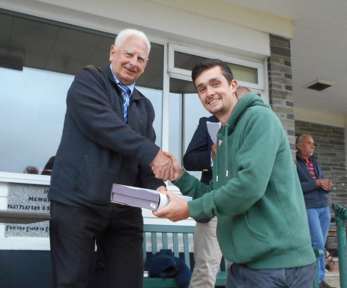 cornwall_league's tweet image. The Trophy cabinet @beaconcc  might need expanding. Earlier in the year Jordan Thomas received the Ron Fenton Fair Play County 1 trophy (2023) and @CamborneCC Jamie Goldsworthy the Lenny Lobb  Premier Award. Voted weekly by CACO Umpires &amp;amp; presented by League President Vic Hassell