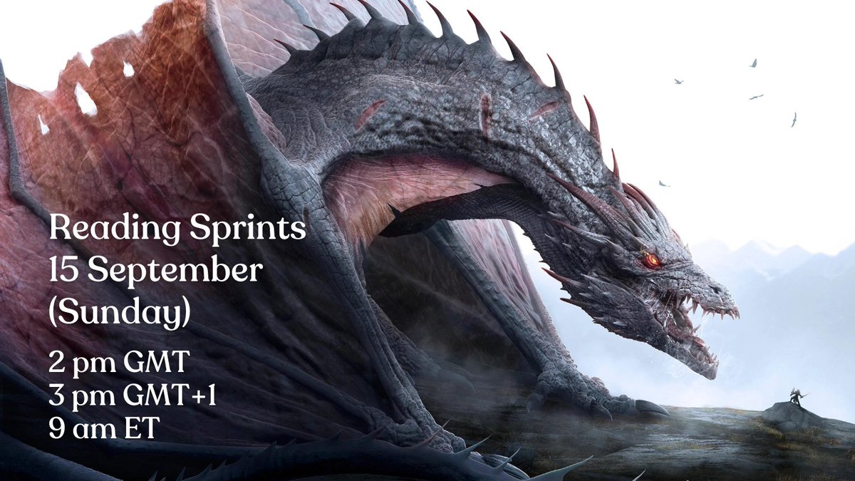 Feel like hanging out? Join us this Sunday at 2pm UK time for some reading sprints. 

youtube.com/live/flr7HLurb…