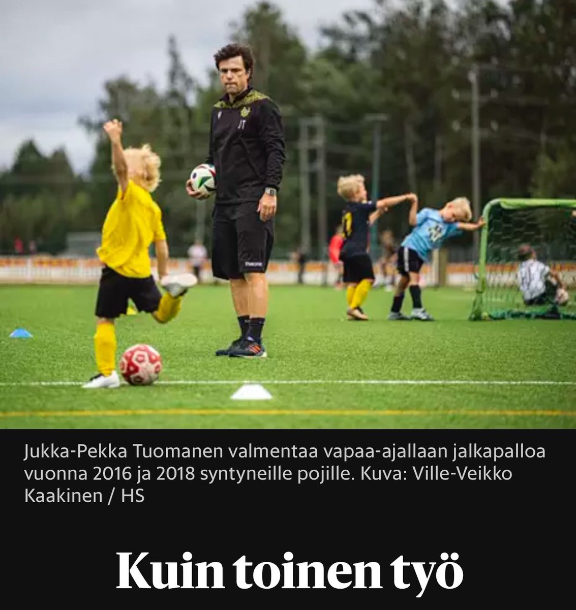 Yksi meidän muksun valmentajista Hesarissa! 

Kiitos kaikille mahtaville vapaaehtoisille upeasta työstänne 💛🖤

<a href="/KaarinanPojat/">Kaarinan Pojat</a>