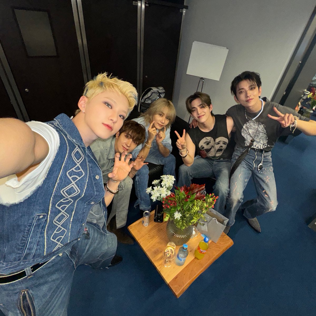 hoshi, jeonghan, wonwoo, scoups, joshua selca at lollapalooza