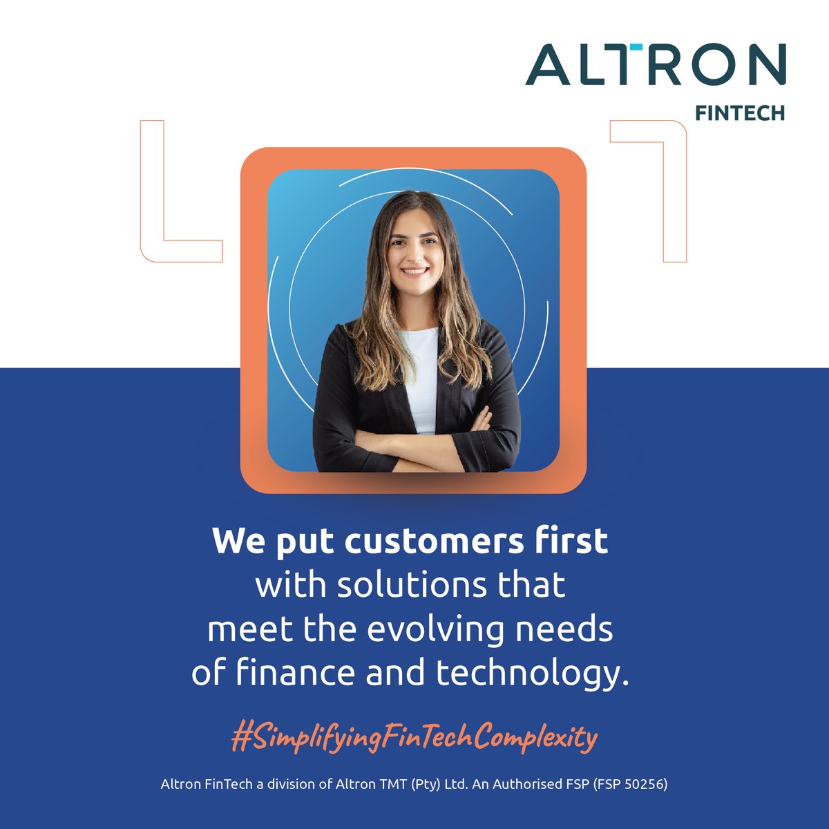 AltronFinTech's tweet image. At Altron FinTech, we&apos;re committed to putting customers first. Our solutions are designed to meet the evolving needs of today&apos;s business landscape. Let&apos;s innovate together. eu1.hubs.ly/H0c6Yt20
 #AltronFinTech #SimplifyingFinTechComplexity #Innovation