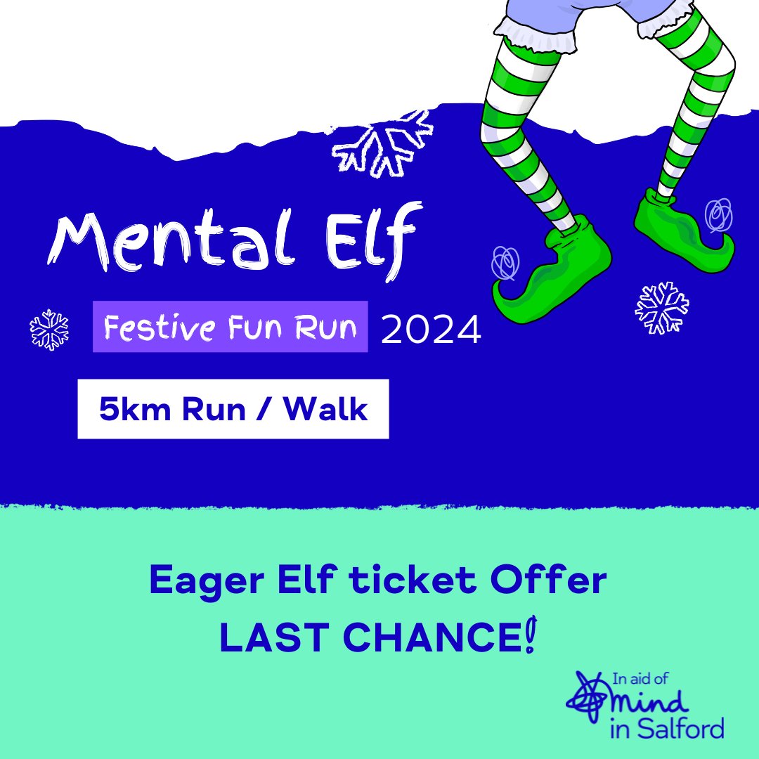 Final day of our Eager Elf ticket offer with up to 25% off tickets for this event. 

Family, friends, children, dogs, colleagues ALL welcome 💙🎅

Tickets found through the link in our bio.