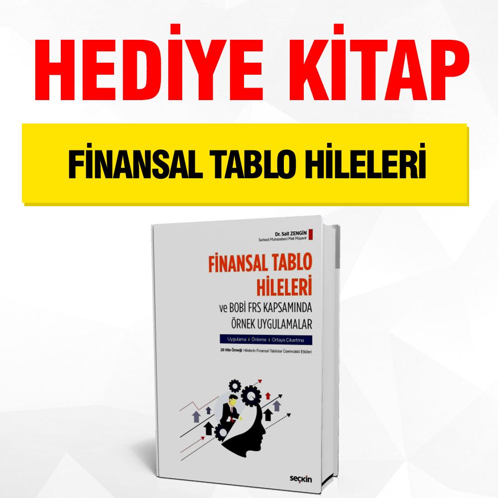 1 kişiye ücretsiz "FİNANSAL TABLO HİLELERİ" hediye edilecektir.

Sayfamızı TAKİP etmeniz ve bu gönderiyi RETWEET etmeniz yeterli.

* Çekiliş sonucu 13.09.2024 tarihinde açıklanacaktır.