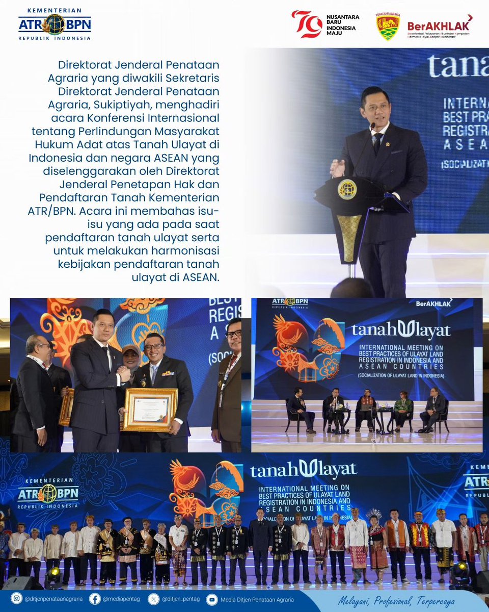 Media Ditjen Penataan Agraria tweet media