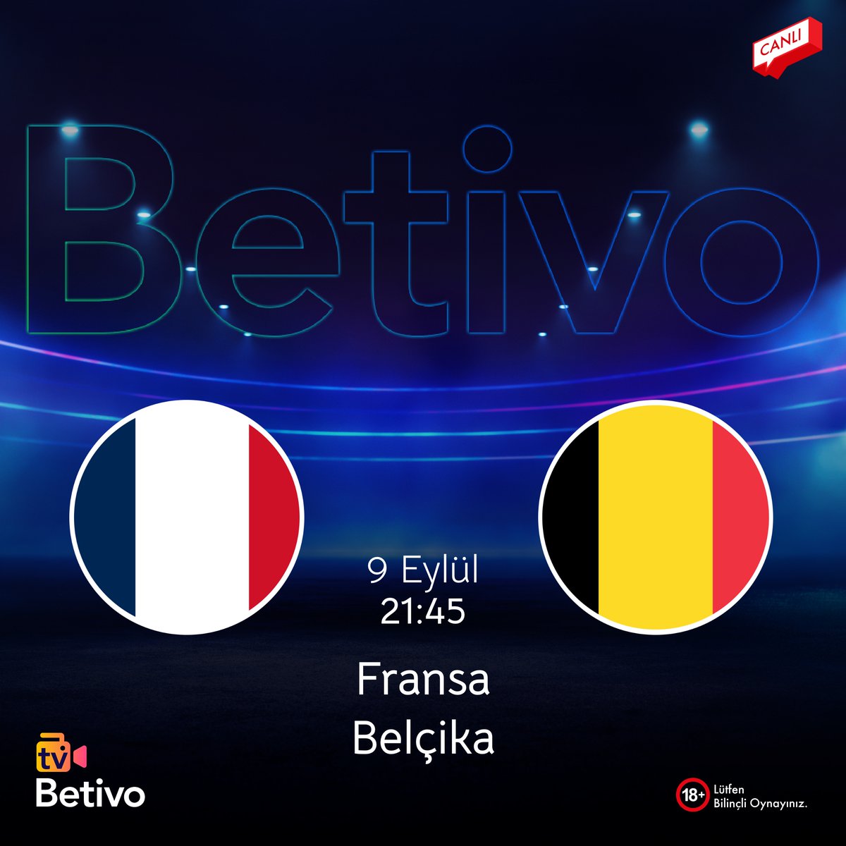 Betivo1's tweet photo. UEFA Uluslar Ligi Lig A 2. Grupta günün maçı Fransa - Belçika!

En iyi oranlarla bahis yapmak ve karşılaşmayı canlı izlemek için Betivo'ya gelin! 
📲 https://t.co/qHNRxTFrvg
📺 https://t.co/VE1sUFbNrT

#betivo #betivotv https://t.co/24rWzlNvcg