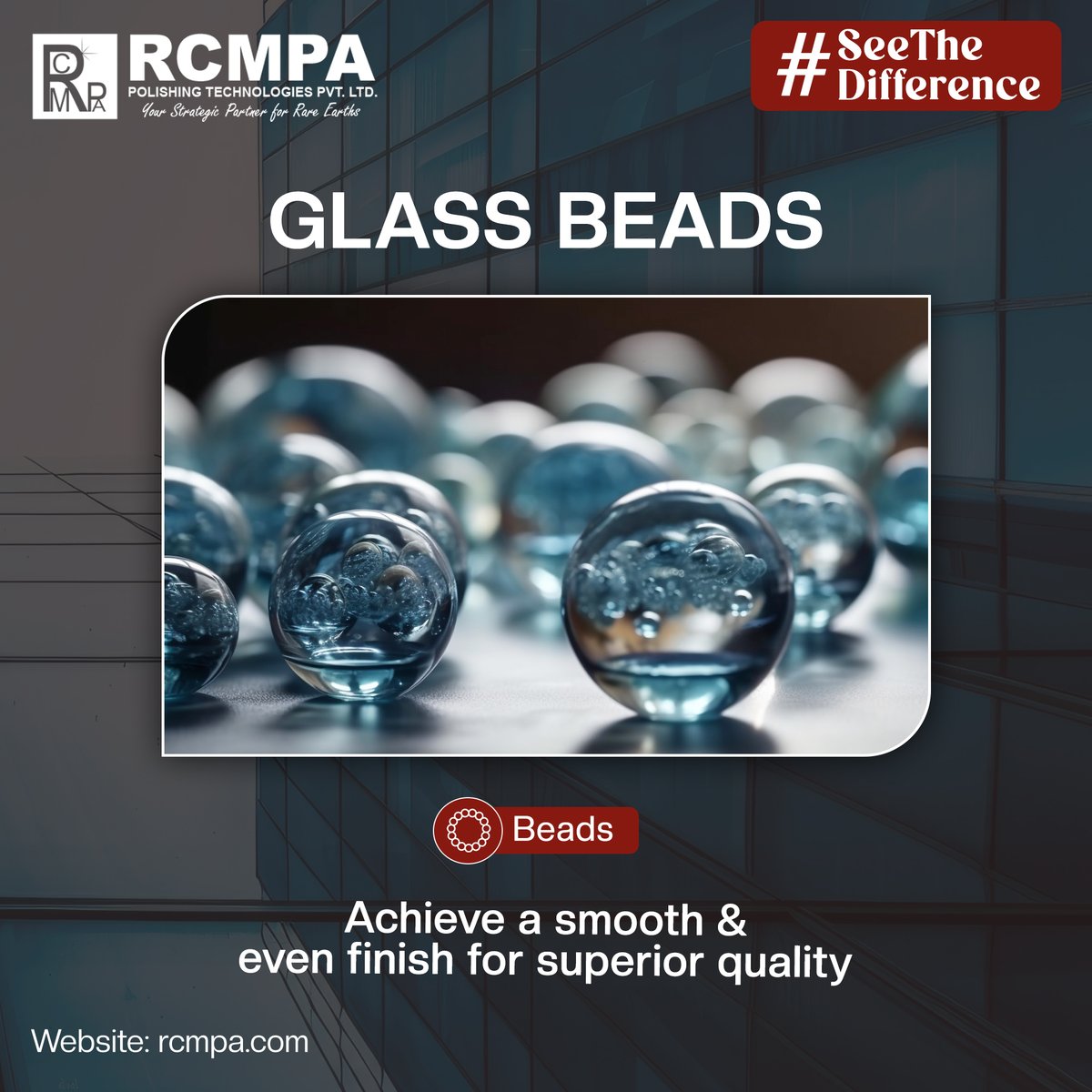 rcmpaglobal's tweet image. Achieve impeccable smoothness and a flawless finish for superior product quality with Cepoll.  

For enquiries:
📞 +91 - 91678 35927 | 📩 sales@rcmpa.com   

#Rcmpa #Cerium #PolishingPowder #GlassBeads #Beads #RareEarthSalts #MadeInIndia #MakeInIndia #RCMPA #RareEarthPerfection